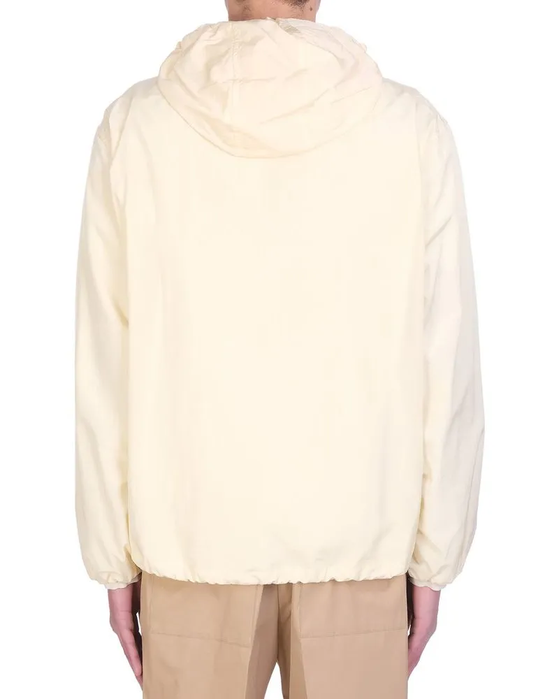 Jil Sander Polyamide Shell Jacket — Beige Beige