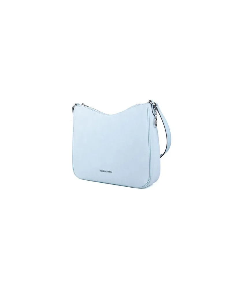 Michael Kors Women's Crossbody Bag Pale Ocean Leather - Crossbody-Bags Blue