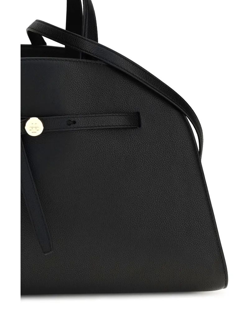 Tory Burch Romy Bauletto Shoulder Bag — Black Black