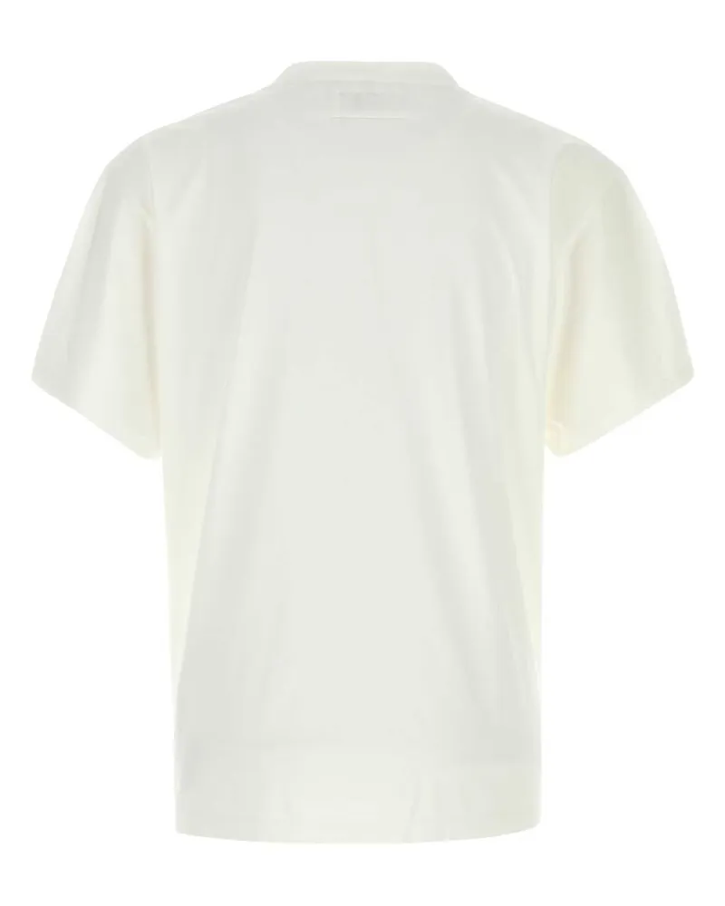Maison Margiela Men's White Cotton T-Shirt Offwhite Cotone White