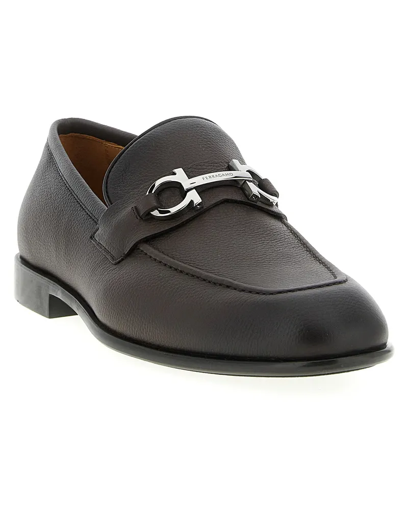 Ferragamo Foster Loafer — Black Black