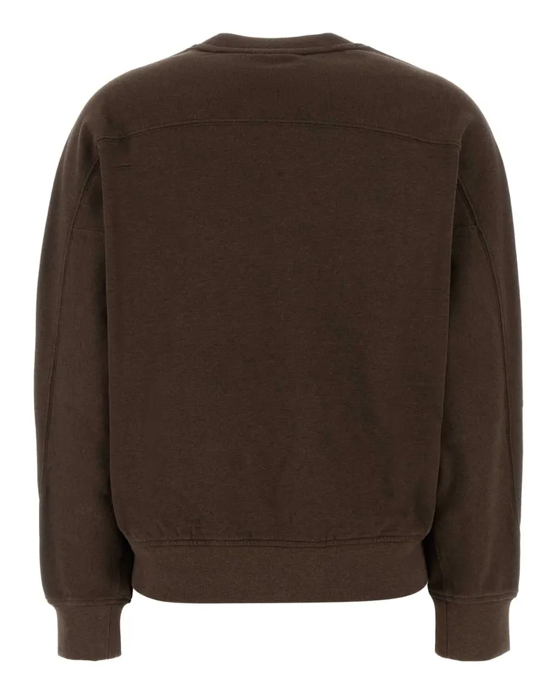 Kitsuné Women's Brown Cotton Sweatshirt Darkbrownchiné Exterior: Felpe Sweater Brown