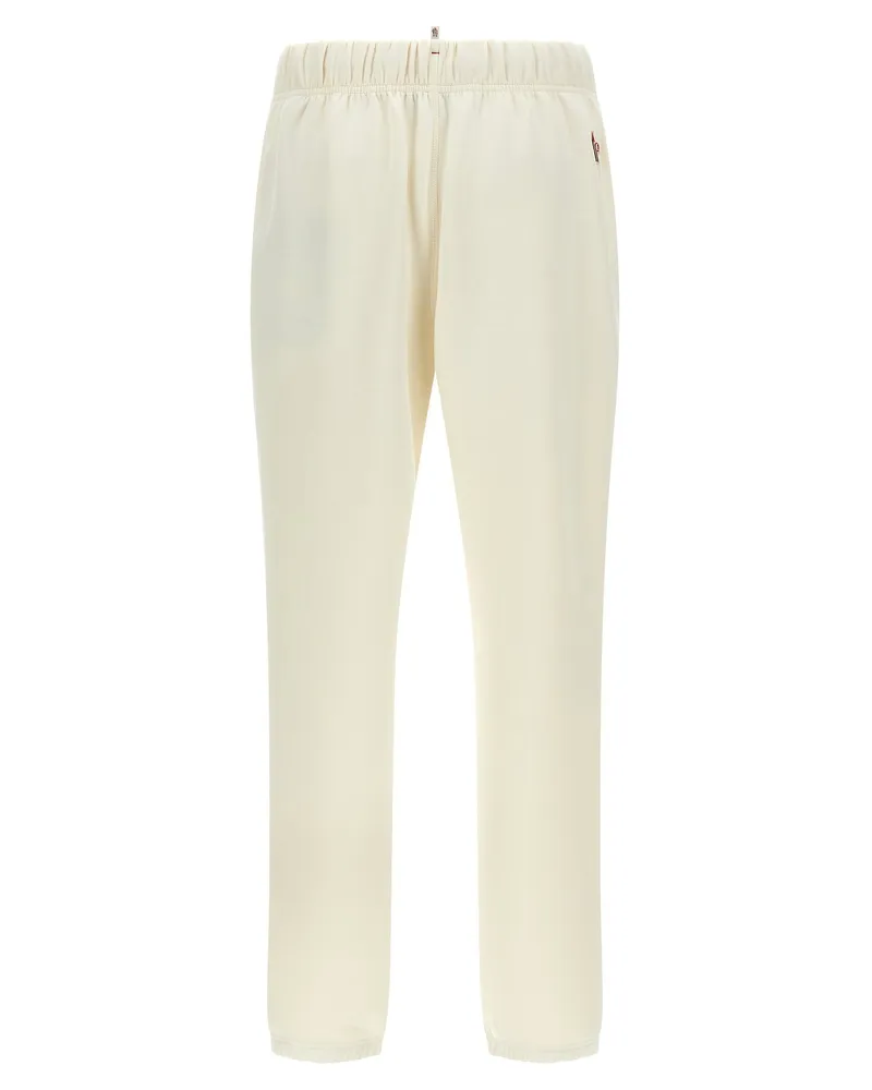 Moncler Double-Fabric Stretch Joggers — White White