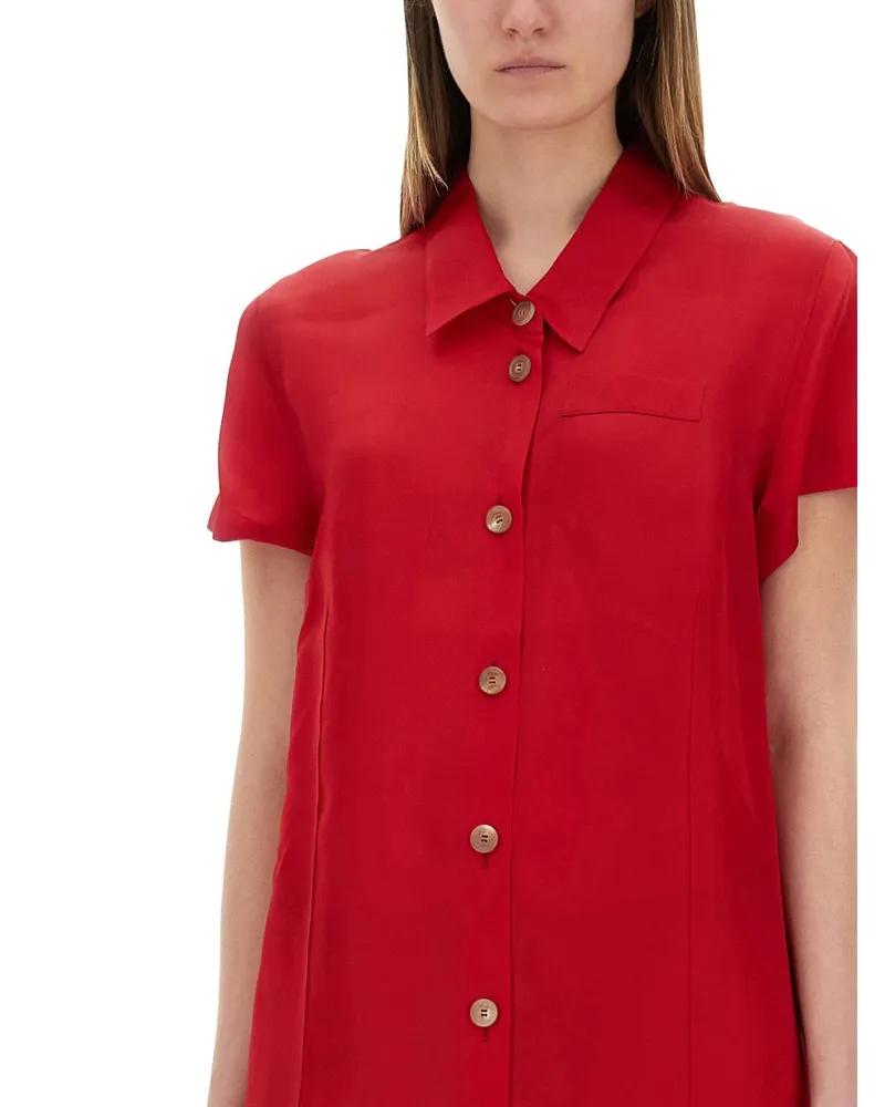 KHAITE Effy Dress — Red Red