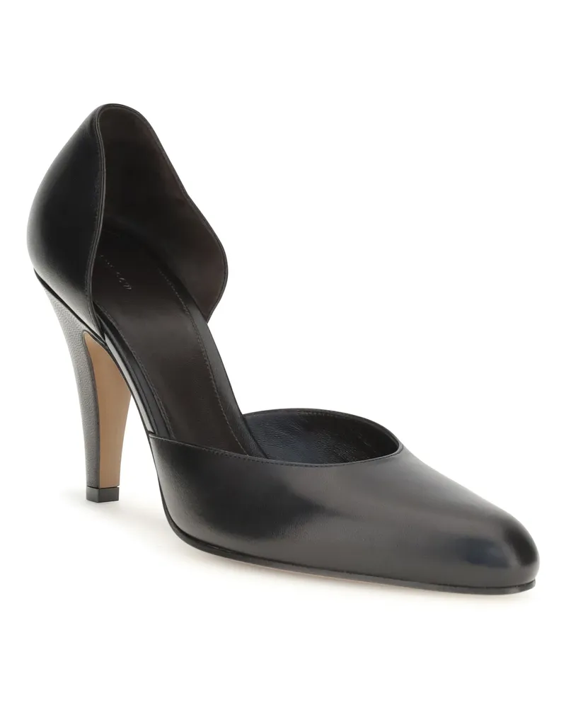 The Row Women's Ornella Dorsay Pumps Black High Heel Shoes Black