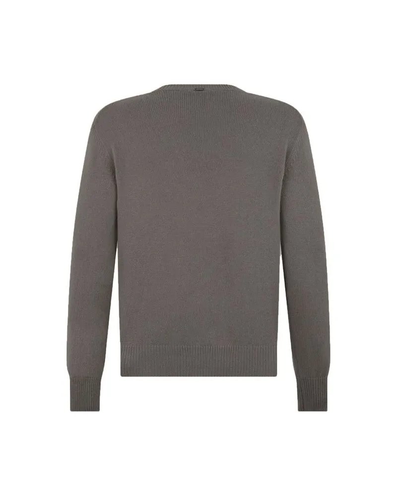 Herno Men's Gray Cashmere Sweater Clothing Gray