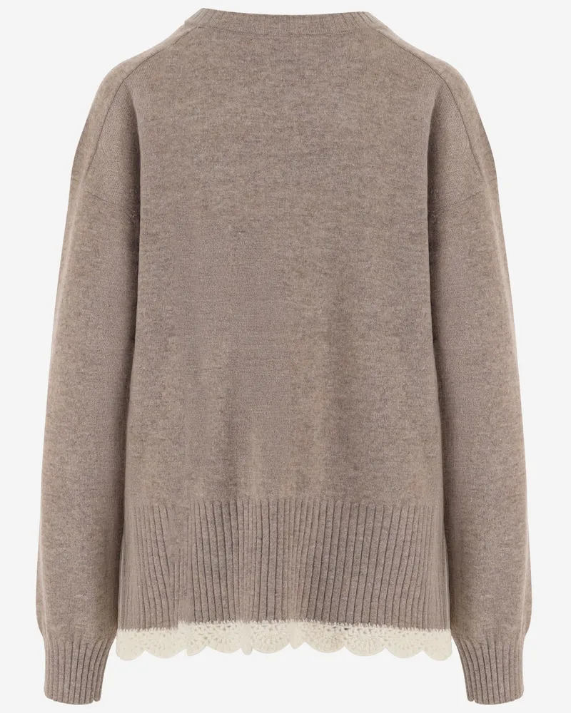 The Garment Women's Knit Sweater Como Wool-Cashmere Beige Beige