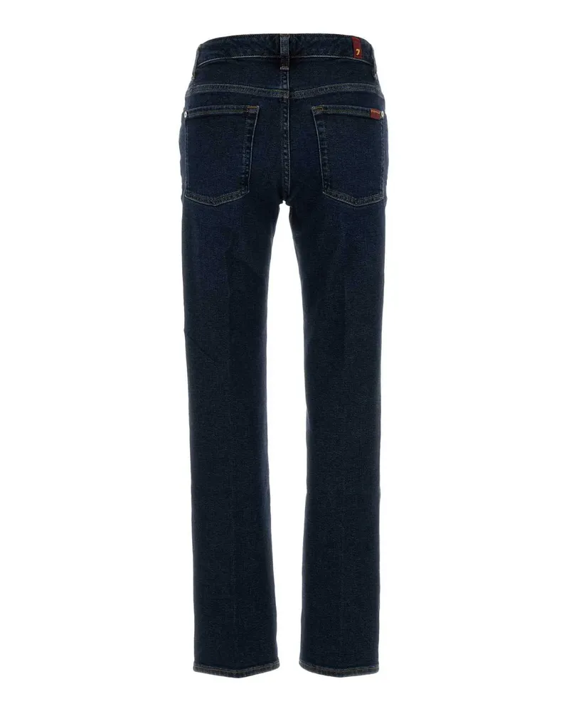7 for all mankind Women's Stretch Denim Cailie Jeans Blu Navy