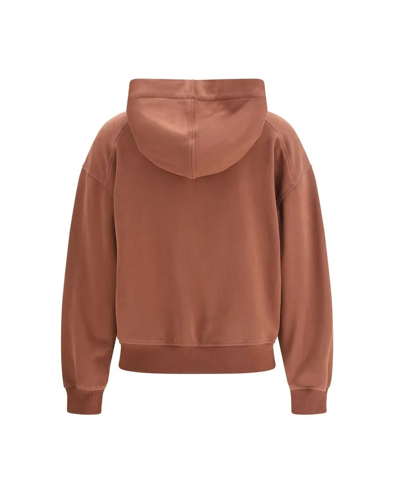 Brunello Cucinelli Women's Brown Cotton Sweatshirt Clothing Brown