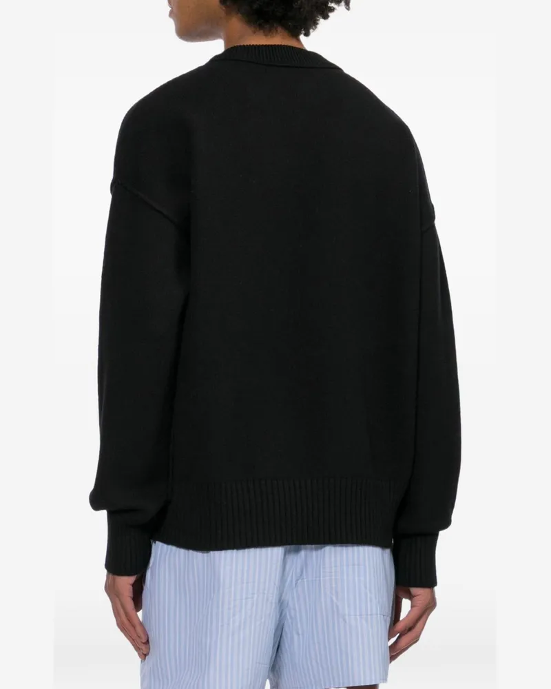 AMI Paris Sweater — Black Black