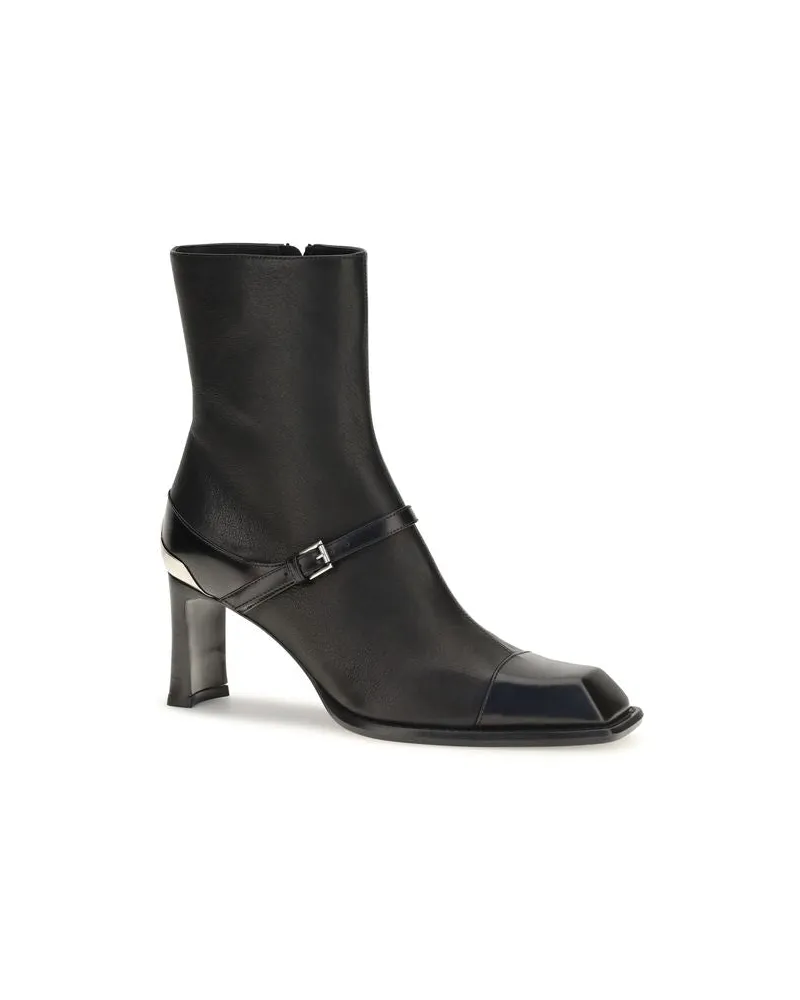Alexander McQueen Niko Ankle Boot — Black Black
