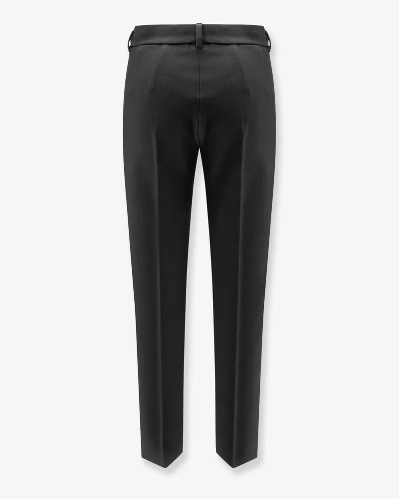 Max Mara Women's Cotton Blend Trousers Black Black