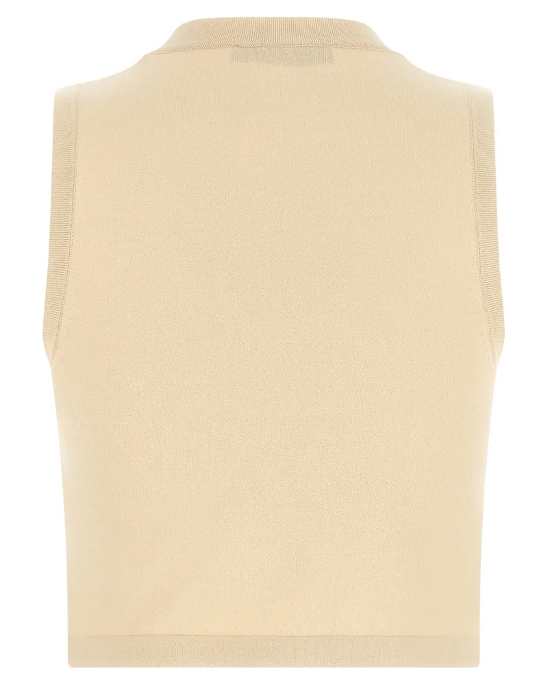 Max Mara Wikbombo Tank Top — Beige Beige