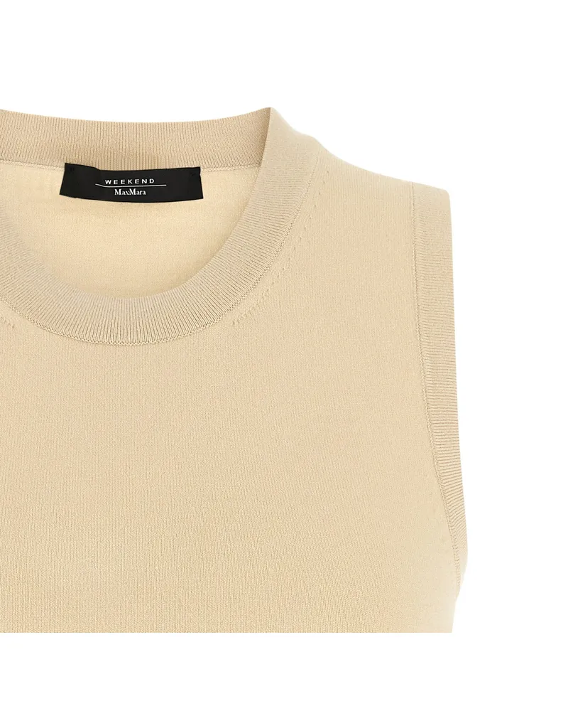 Max Mara Wikbombo Tank Top — Beige Beige