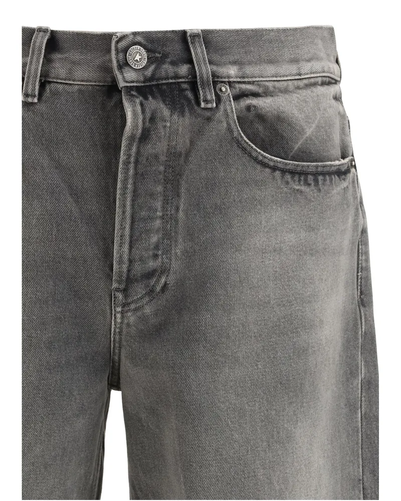 Golden Goose Men's Jeans Parker Grey Cotton Trousers Gray