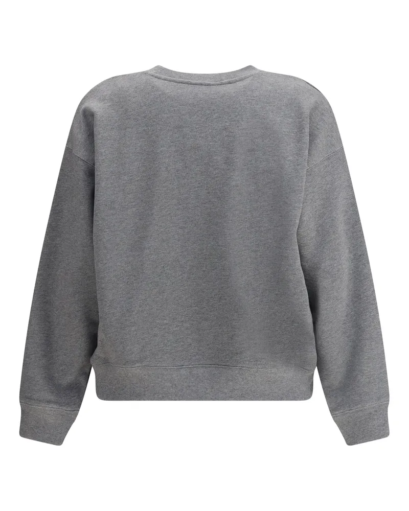 Kitsuné Women's Baby Fox Comfort Sweatshirt Medium Grey Melange Cotton Sweatshirts Sweater Gray