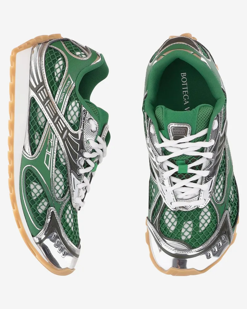 Bottega Veneta Men's Sneakers Orbit Green Polyurethane Trainers Green