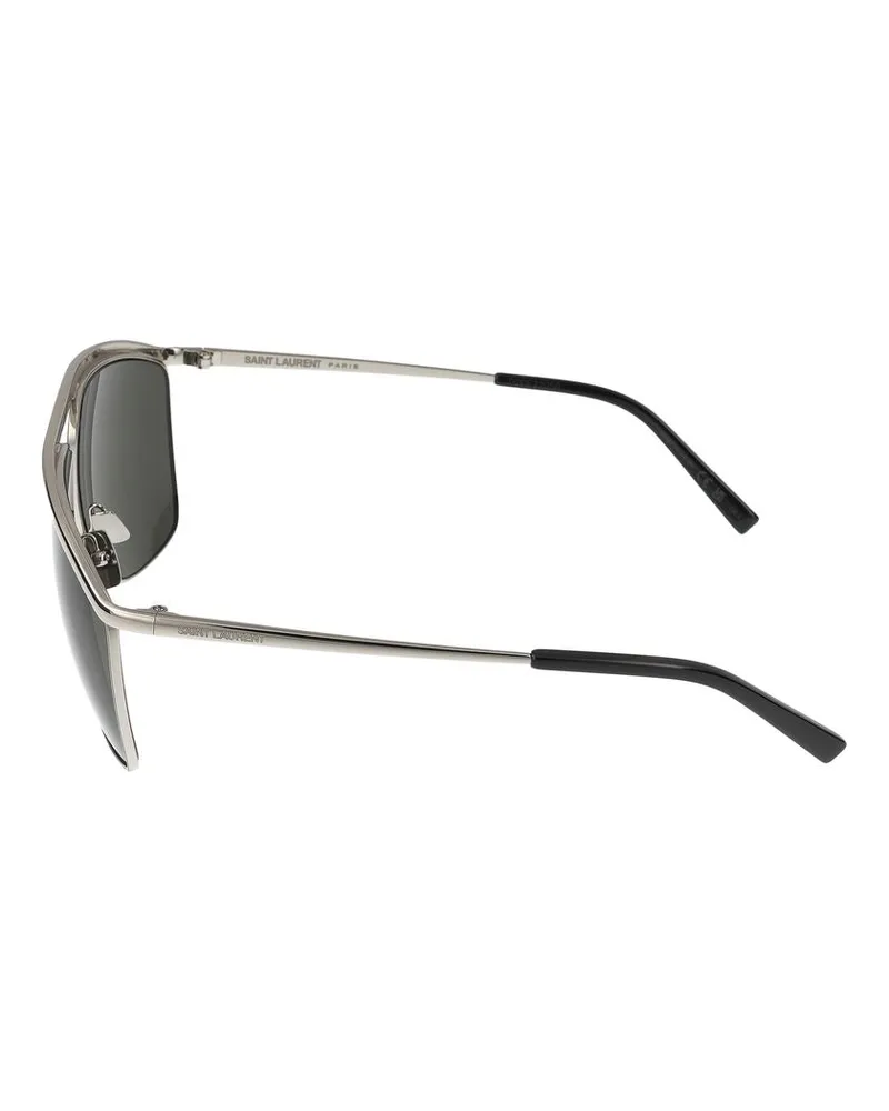 Saint Laurent Women's Sunglasses  Sl 820 Victoire 001 Silver Grey 13-135 Metal Silver