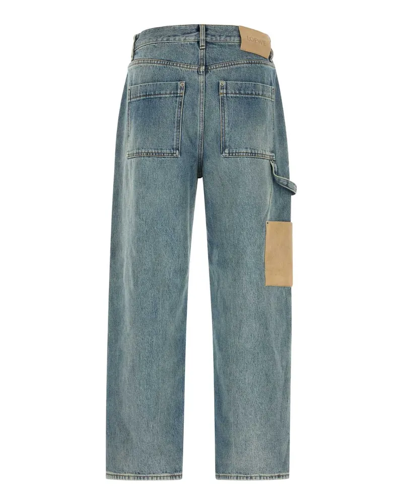 Loewe Washed Denim Jeans — Blue Blue