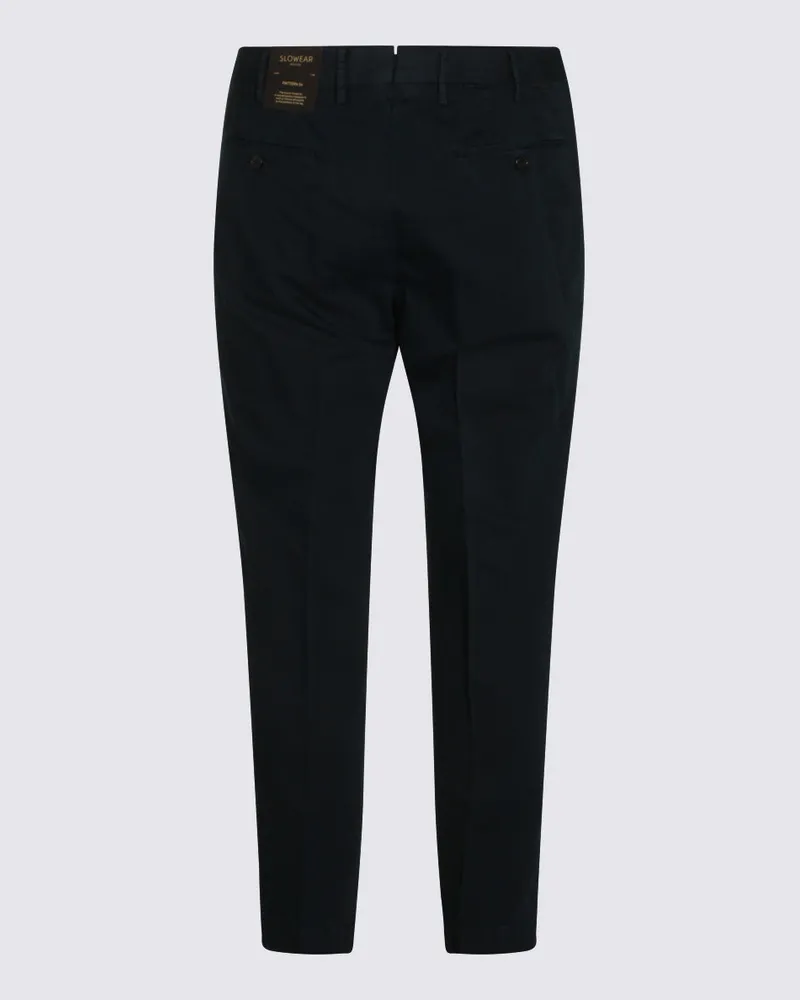 Incotex Men's Trousers Navy _100 % Co Navy