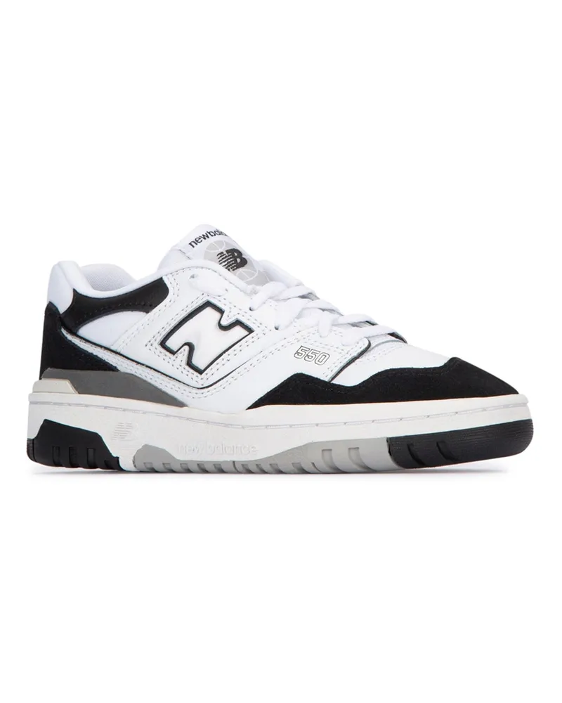 New Balance Boys' Sneakers Black Mixed Fibres White