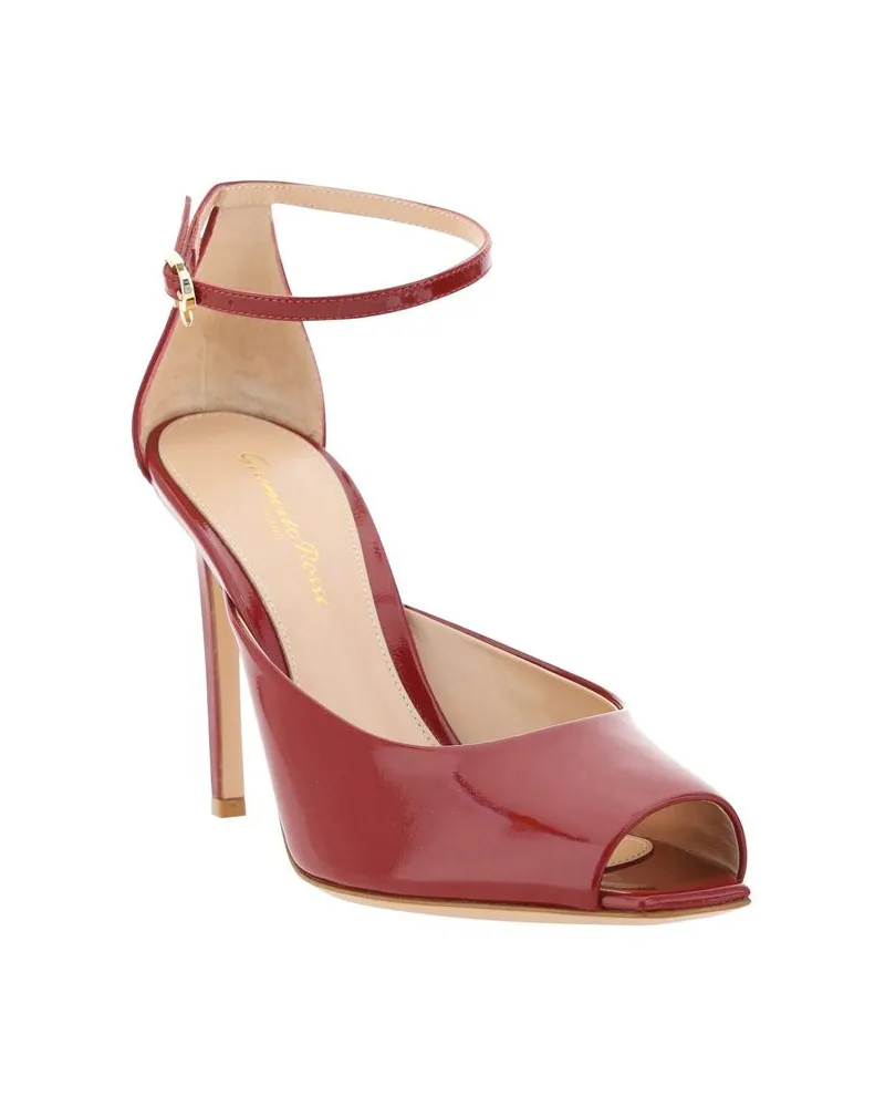 Gianvito Rossi Women's Multicolor Calfskin Pumps Red