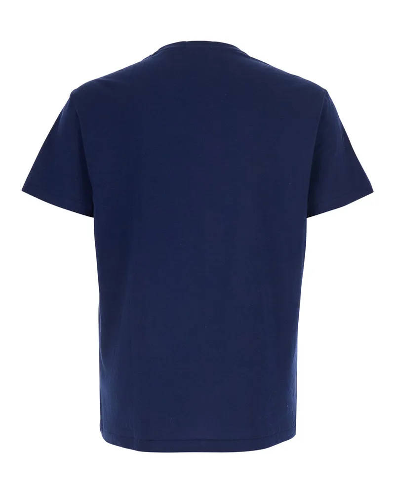 Ralph Lauren Logo-Graphic Print T-Shirt — Navy Navy