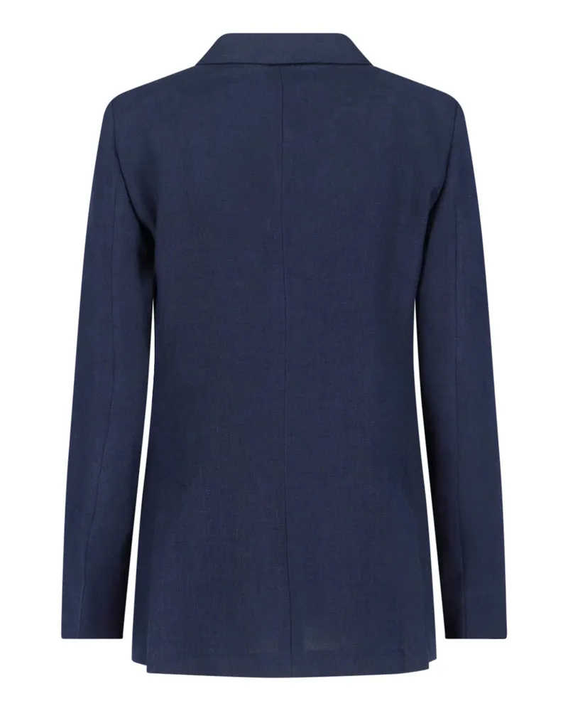 LARDINI Women's Jackets Blue Linen Navy