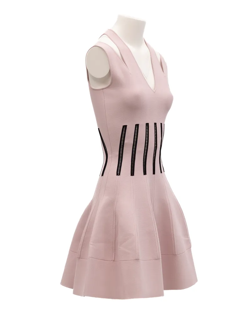 Alexander McQueen Pink Women Viscose Dress Pink