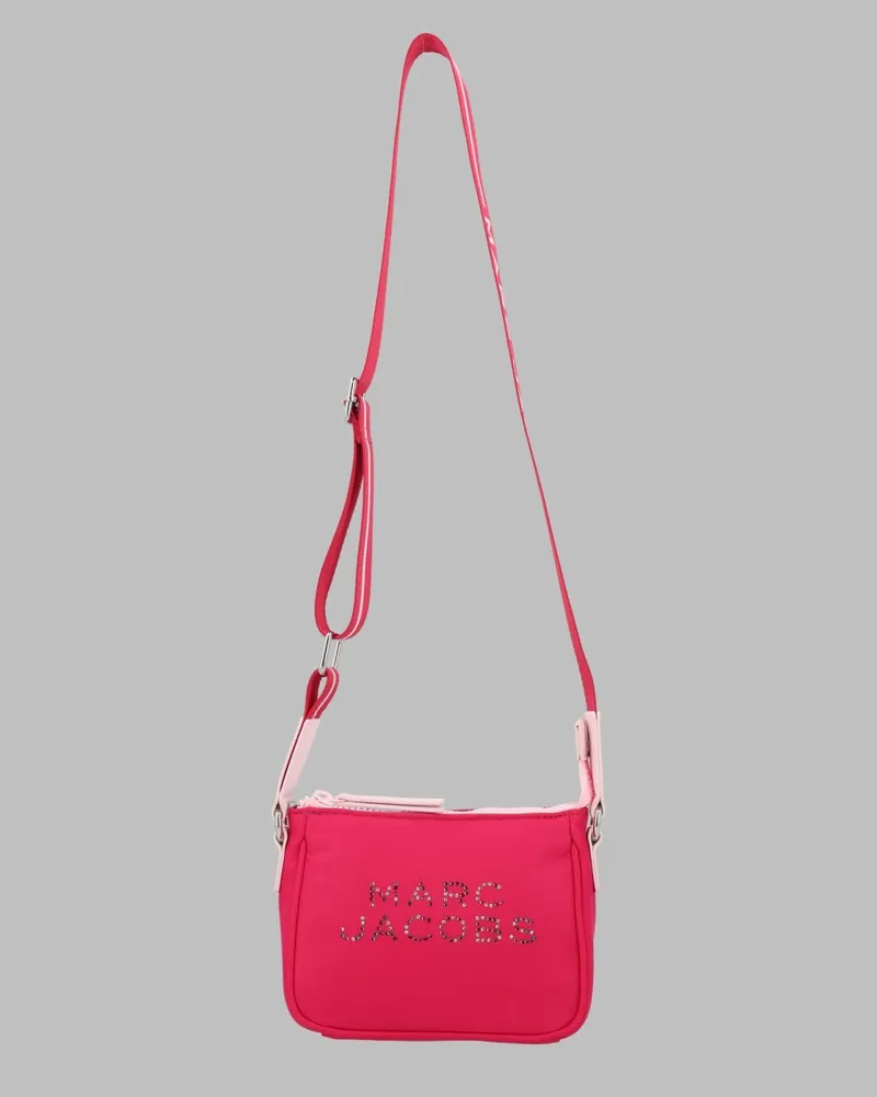 Marc Jacobs Structured Polyester Top Handle Bag — Pink Pink