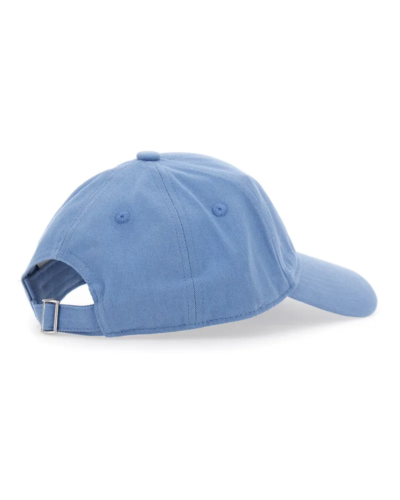 Drôle de Monsieur Men's Cap Light Blue Cotton Hat Blue