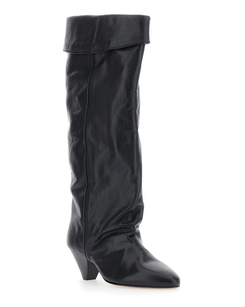 Isabel Marant Women's Boots Elita-Gz Leather Black Black