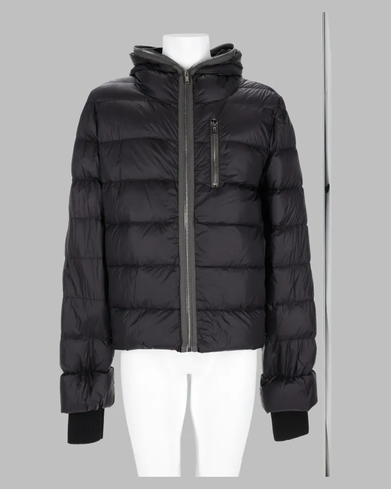 Rick Owens Down Jacket — Black Black