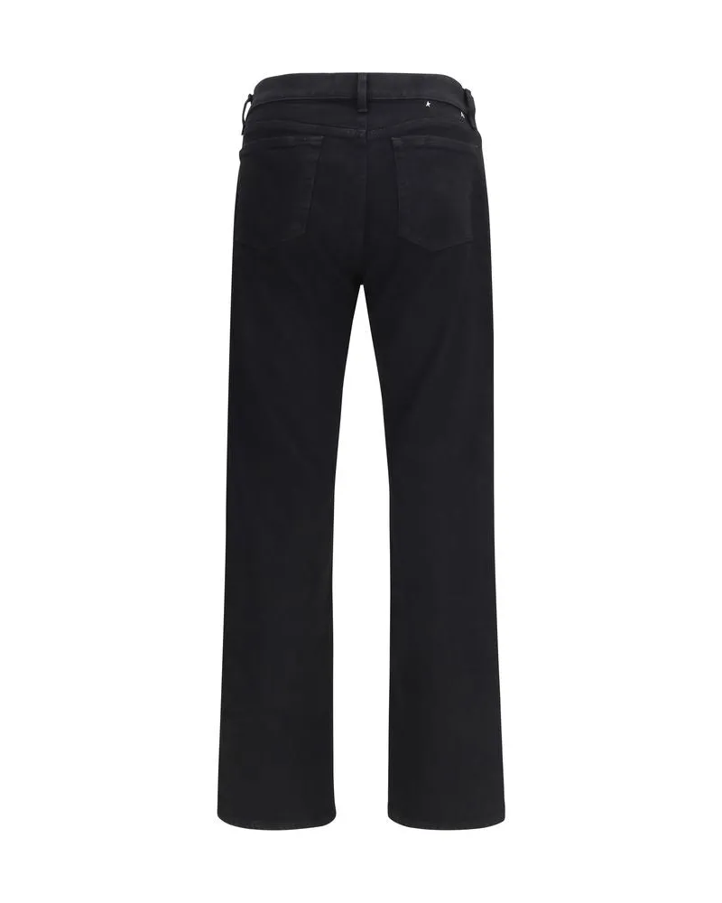 Golden Goose Men's Black Cotton Slim Fit Jeans Clothing Black