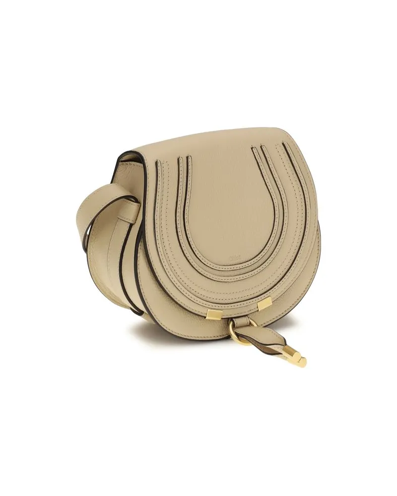 Chloé Women's Beige Calf Leather Bos Taurus Shoulder Bag Beige