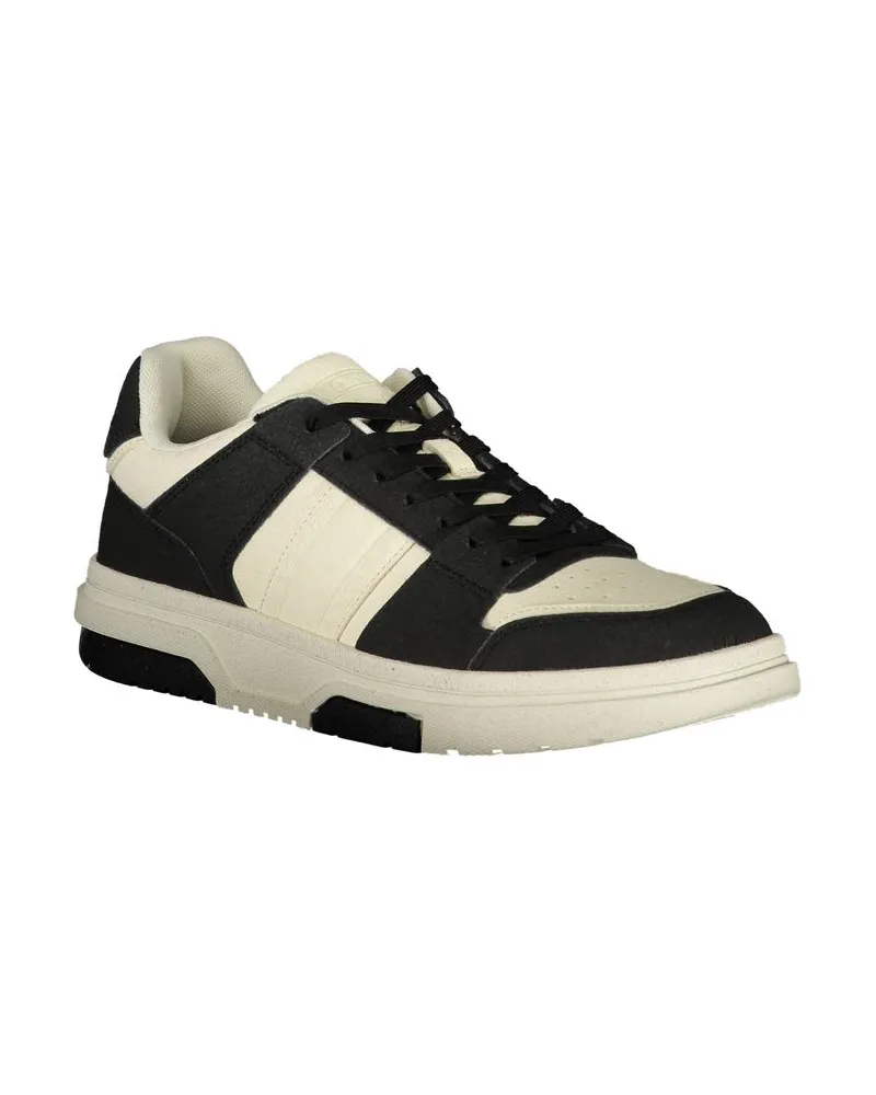 Tommy Hilfiger Colorblock Low-Top Sneaker — Black Black