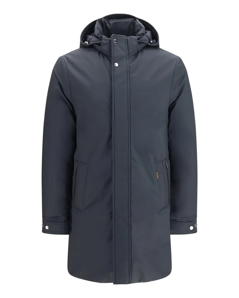 MOORER Men's Down Jacket Vermont Ads Dark Blue Outer: Polyester Navy