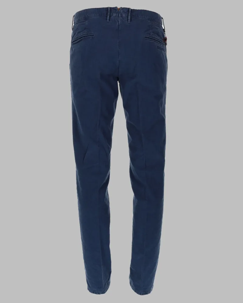 Incotex Cotton-Blend Stretch Jeans — Blue Blue