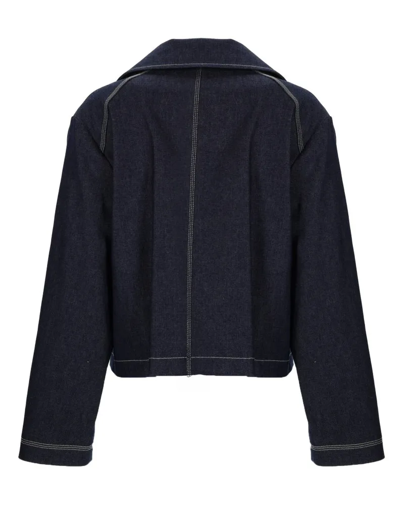 Paul Smith Cotton Denim Jacket — Blue Blue