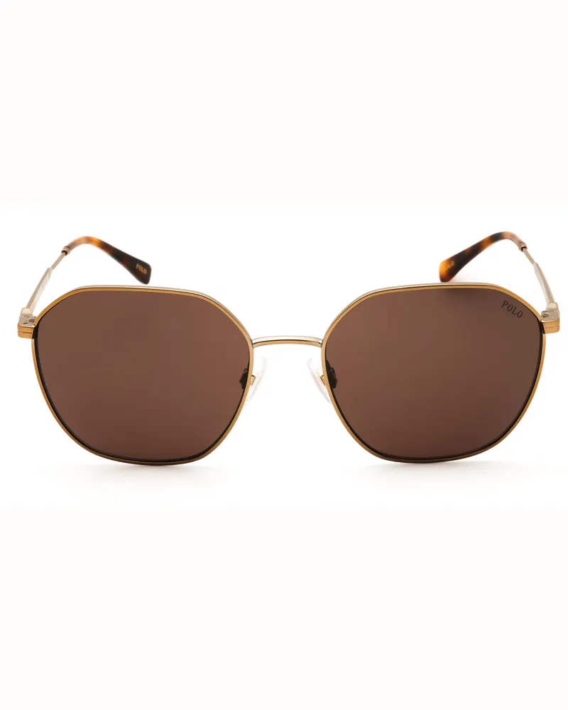 Ralph Lauren Men's Ph3160 Sunglasses Gold Gold
