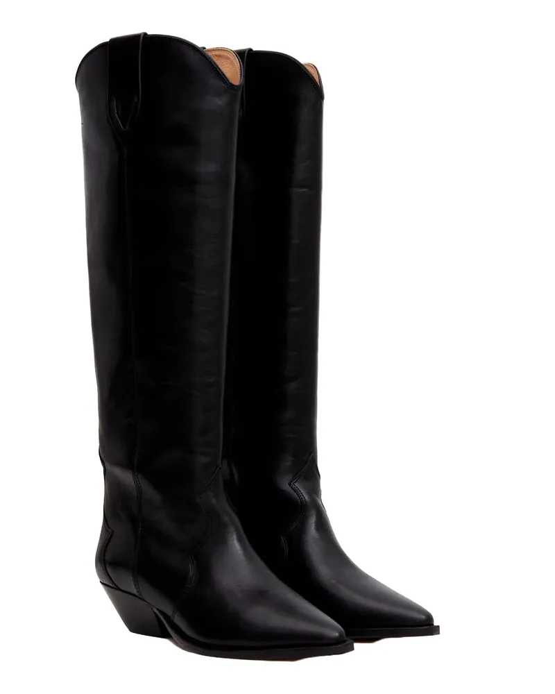Isabel Marant Women's Cowboy Boots Denvee Black Black