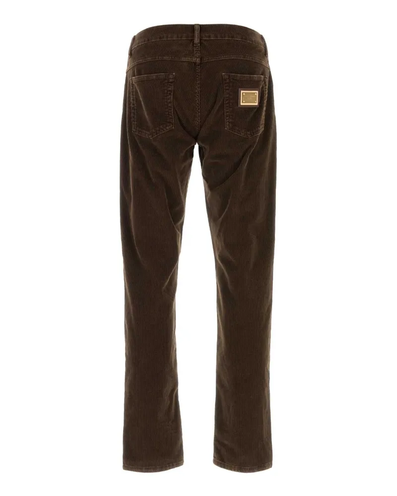 Dolce & Gabbana Tintura Trousers — Brown Brown
