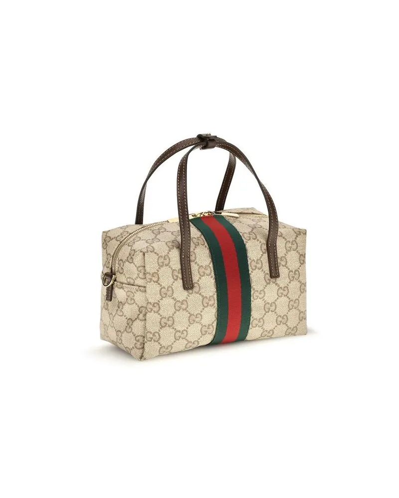 Gucci Women's Beige Fabric Handbag Bag Beige