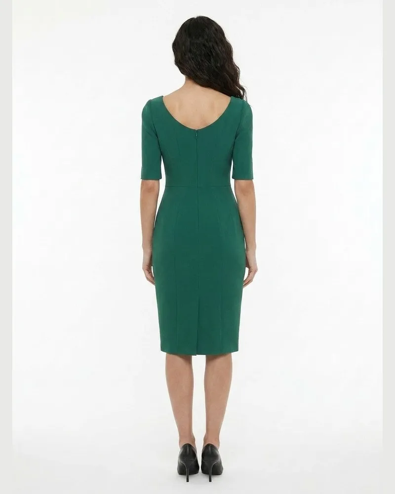 Dolce & Gabbana Acetate-Viscose Sheath Dress — Green Green