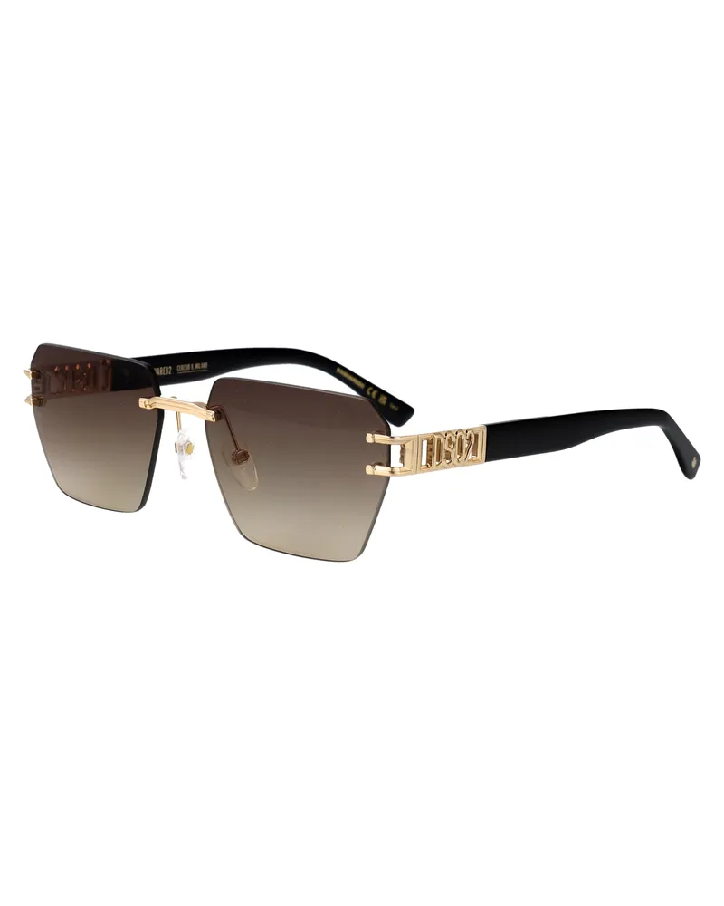 Dsquared2 Men's Sunglasses Gold Metal Gold