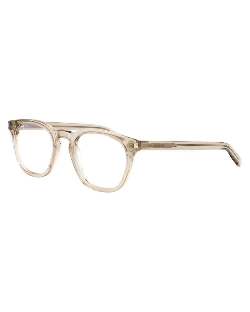Saint Laurent Unisex Sunglasses Sl28 Opt Yellow-Transparent Acetate Yellow-Yellow-Transparent Glasses & Frames Yellow/yellow/transparent Yellow