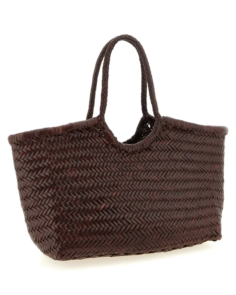 Dragon Diffusion Nantucket Basket Big Shoulder Bag — Brown Brown