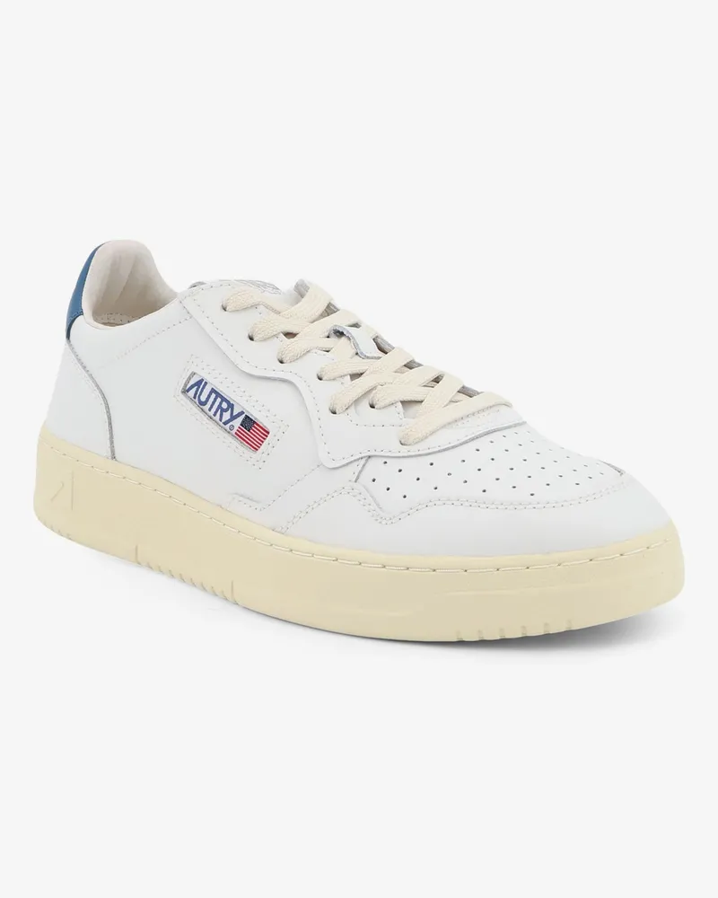AUTRY Men's Leather Sneakers Medalist White Trainers White
