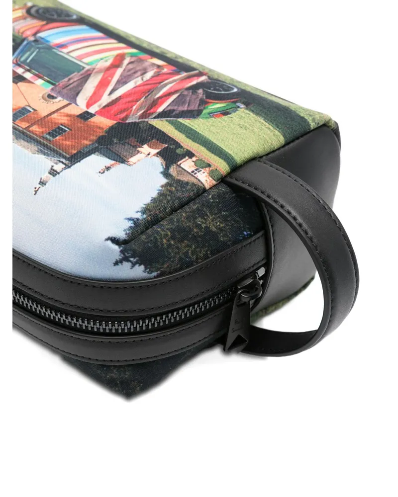 Paul Smith Graphic Print Travel Wallet — black Black