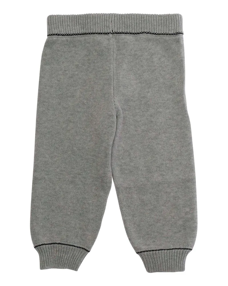 Marni Unisex Baby Cotton Pants Grey Trousers Gray